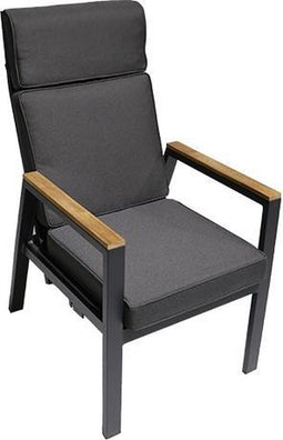Trestino Stefano Tuinstoel Teak - Antraciet