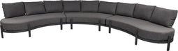 Trestino Tirana Loungebank Rond 3-dlg - Antraciet