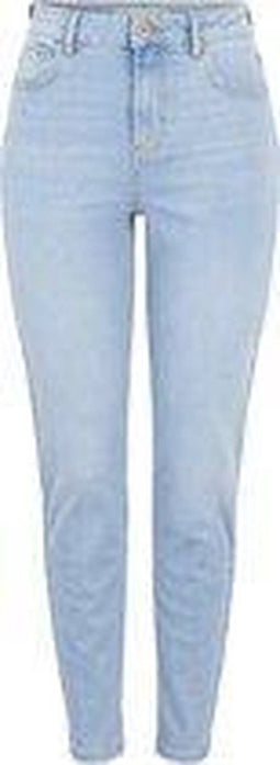 Pieces PCLEAH MOM HW ANK LB160-BA/NOOS BC - Dames Jeans - Hoge taille - Maat XS