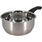 Braadpan - MENASTYL - 6020242 - Roestvrij staal - 18 cm - Geschikt voor alle warmtebronnen, inclu...