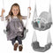 Schommel baby - olifant - tot 7 jaar oud of 30 kg - grijs-wit