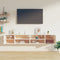 vidaXL - Wandkasten - 2 - st - 80x30x30 - cm - massief - grenenhout - wit