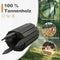 Woltu Flexibele Houten Tuinafsluiting - Antraciet - 203 x 60 cm
