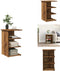 vidaXL - Dressoir - 35x35x55 cm - bewerkt hout - oud houtkleurig