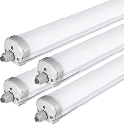 SET - LED buislamp compleet, waterdicht, 150cm, 48W, wit licht, 6500K, 5760lm, IP65, (verpakking van