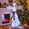 Verlichte Engel Kerstdecoratie - 150 cm - 100 LED Lampjes - Wit en Goud