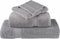 vidaXL - Saunadoeken - SOLUND - 10 - st - 600 - g/m² - 80x200 - cm - grijs
