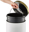 Swan Gatsby Retro Pedaalemmer – 30 Liter – Wit/Goud