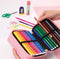 Dubbele etui Milan 19,5 x 13 x 5 cm Lila Fee