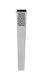 Triangle 2-in-1 Knoflookpers en -snijder - 19 cm - RVS