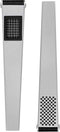 Triangle 2-in-1 Knoflookpers en -snijder - 19 cm - RVS