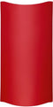 Triangle 2-in-1 Opvangbakje en Mesbeschermer voor Raspen - 14 cm - Rood
