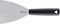 Triangle Bakspatel Extra Breed - 10 cm Lemmet - RVS met Kunststof Heft - Zwart