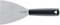 Triangle Bakspatel Extra Breed - 10 cm Lemmet - RVS met Kunststof Heft - Zwart