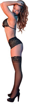 Triangle Bra & Cheeky Short Set - Zwart