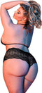 Triangle Bra & Cheeky Short Set - Zwart