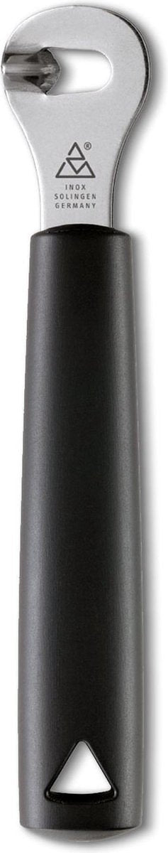 Triangle Canneleur voor Linkshandigen - RVS 4 cm - Zwart Kunststof Heft