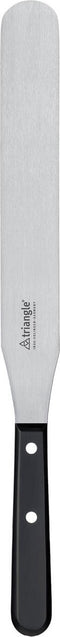 Triangle Classic Paletmes - Glaceermes - RVS - Lemmet 30 cm - Heft Kunststof Zwart