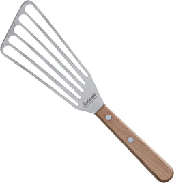 Triangle Classic Spatel met Gleuven - RVS - Lemmet 17 cm - Heft Kersenhout