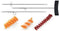 Triangle Deco-Spiraal Set RVS 24,5 cm - Eenvoudig Groente en Fruit Decoreren - 3-delig