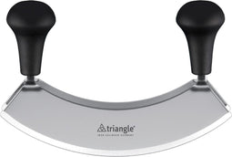 Triangle Dubbel Wiegemes 14 cm - Precisie Hakken - RVS & Zwart Handvat