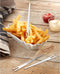 Triangle Duurzame RVS Frietvork - Upcycled & Milieuvriendelijk