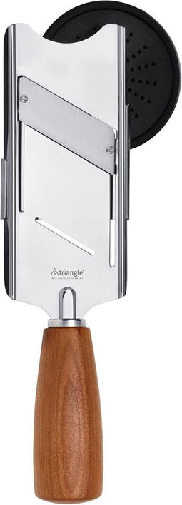 Triangle Duurzame Truffelschaaf - 24.5 cm - RVS met Pruimenhouten Heft