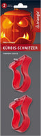 Triangle Essentiële Pompoen Kerfset 2-Delig - RVS Lemmet - Rood Heft