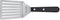 Triangle Extra Breed Paletmes met Knik en Gleuven - 12 cm RVS Lemmet