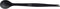 Triangle FinalTouch Pincet-Lepel - Multifunctioneel - Zwart - 17 cm