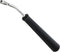 Triangle Gebogen Kerf- en Decoreermesje met Lus - RVS - 14 cm - Zwart