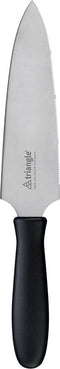 Triangle Gekarteld Taartmes met Dubbele Functie - 18 cm Lemmet - RVS