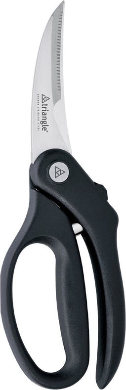 Triangle Gevogelteschaar - 10 cm - RVS met Zwart Polyamide Heft - Vaatwasserbestendig