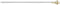 Triangle Grill- en Ovenspies - Lelie Design - 34 cm - RVS - Vaatwasserbestendig