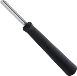 Triangle Halfrond Kerf- en Decoreermesje - 14 cm - RVS - Zwart