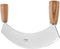 Triangle Halvemaan Wiegemes - Essenhouten Heft - RVS Lemmet - 36 cm - Handgeslepen