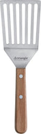 Triangle Knikbreed Paletmes met Gleuven - 12 cm - Kersenhouten Heft