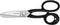 Triangle Multifunctionele RVS Schaar - Grof Vertand - Voor Leer, Rubber en Vis - 22cm