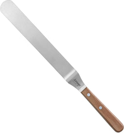 Triangle Paletmes met Ergonomische Knik - 25 cm Lemmet - Kersenhouten Heft