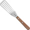 Triangle Paletmes met Knik en Gleuven - RVS 12 cm - Kersenhouten Heft - 31 cm
