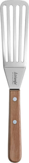 Triangle Paletmes met Knik en Gleuven - RVS 12 cm - Kersenhouten Heft - 31 cm