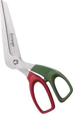 Triangle Pizzaschaar met Italiaanse Vlagkleuren - 24.5 cm - Uitneembaar - RVS