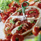Triangle Pizzaschaar met Italiaanse Vlagkleuren - 24.5 cm - Uitneembaar - RVS