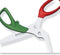 Triangle Pizzaschaar met Italiaanse Vlagkleuren - 24.5 cm - Uitneembaar - RVS