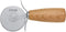 Triangle Pizzasnijder met Pruimenhouten Heft - 7 cm RVS Lemmet - Solingen Kwaliteit