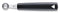 Triangle Pommes Parisienneboor 18 mm - RVS met Kunststof Handvat - Zwart