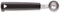 Triangle Pommes Parisienneboor Spirit - Ø 30 mm - Scherp RVS - Zwart Handvat