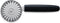 Triangle Professional Deegrader - Rvs - 5 cm - zwart