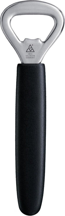 Triangle Professional Flesopener - Gehard RVS - 14.5 cm - Zwart Kunststof Handvat