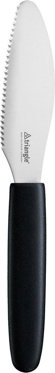 Triangle Professional Ontbijtmesje - Rvs - 10 cm - zwart